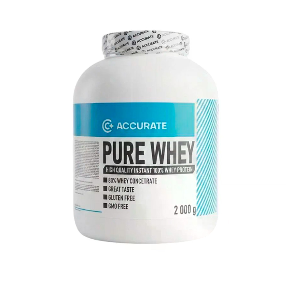 Accurate+ Pure Whey 2000 g Příchuť: čokoláda