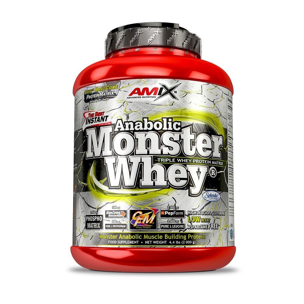 Amix ANABOLIC MONSTER WHEY 2200g Příchuť: Lime-Yoghurt