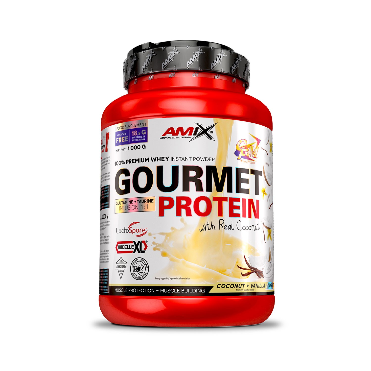 AMIX Gourmet Protein 1000 g borůvka jogurt