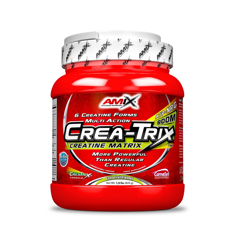 AMIX Crea-trix (Kreatin), 824 g Příchuť: Fruit punch