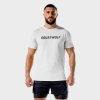 mens t shirt iconic muscle white squatwolf 1