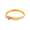 Obojek kočka SHINY nylon oranžový 10mm/30cm Zolux