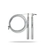 Švihadlo Metal Jumping Rope Silver - GymBeam (Barva šedá)