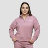 Dámská mikina Agile ½ Zip Woodrose - GymBeam (Velikost XXL, Barva růžová)