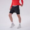 Pánské šortky Double-Layer Black - NEBBIA (Velikost XL, Barva černá)