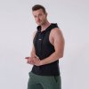 Pánské tílko Hoodie Black - NEBBIA (Velikost XL, Barva černá)