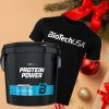 AKCE BioTech Protein Power 4000 g + ZDARMA Triko (Příchuť Vanilka)