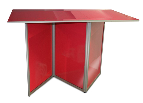 EXPOINT Prezentační a reklamní promo stolek 150 x 65 x 90 cm Název: promo stolek LAZYG