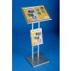 SP7A3 Informačný stojan menu board  s klip rámom formátu A3, ostré rohy
