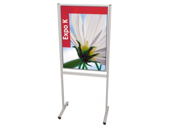 Stojan Expo K s clipovým rámem jednostranný