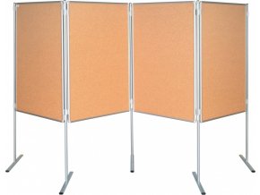 Paravánová korková tabule oboustranná