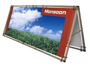 Stojan Monsoon UL 1250x2500 mm - S tiskem