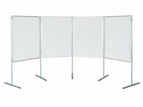 Paravánová magnetická tabule oboustranná
