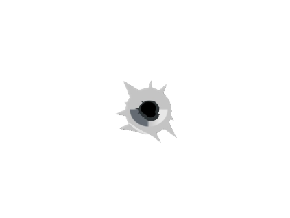 bullet hole