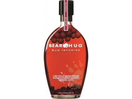 49128 bear hug infusion wild berry rum 1l
