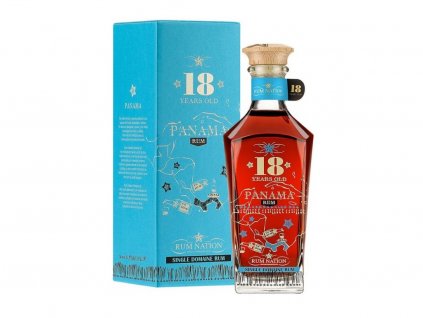 45299 1 rum nation 18 yo panama rum gift box 40 0 7