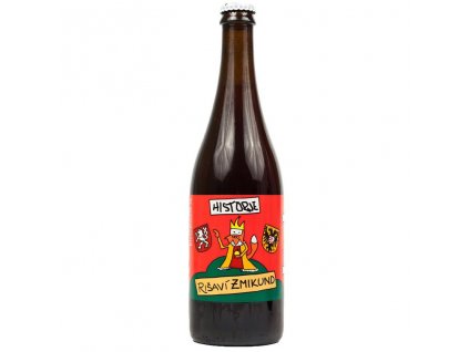 CLOCK  -  RIŠAVÍ ZMIKUND IMPERIAL RED ALE 20° 0,75 l