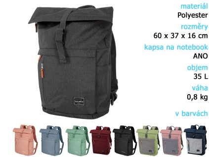 Basic Roll up Backpack det
