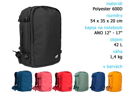 CabinZero Classic pro 42L tit