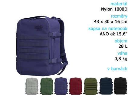 CabinZero Military 28L new tit