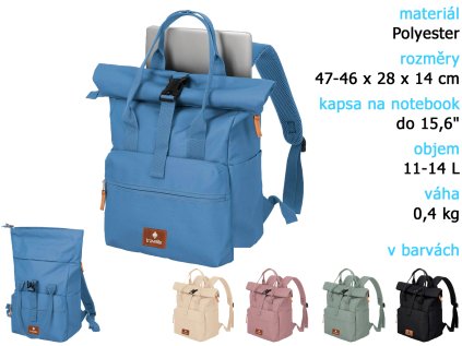 Travelite Basics Short Handle Roll up tit