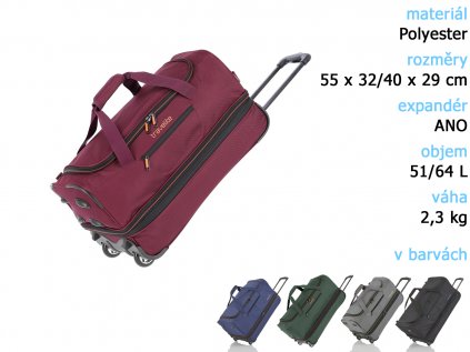 TRAVELITE BASICS WHEELED DUFFLE S tit