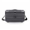 luxe beautycase front gunmetal