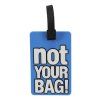 travelite pvc luggage tag blue 1
