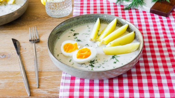 Koprová omáčka s vejcem