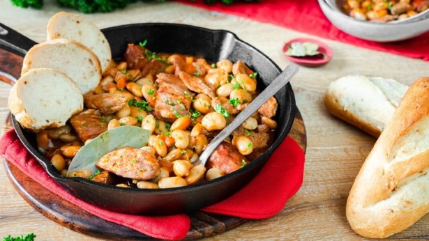 Krůtí ragú s fazolemi