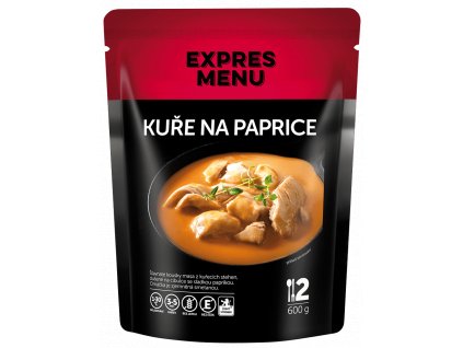 Kuře na paprice  2 PORCE