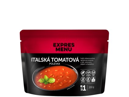 Italská tomatová polévka  1 PORCE