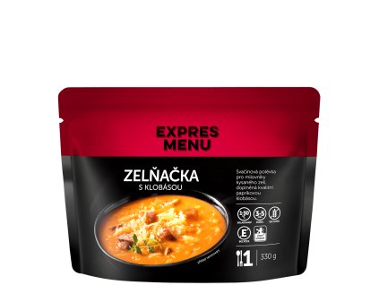 Zelňačka s klobásou  1 PORCE