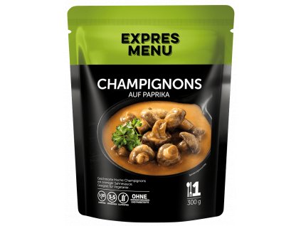 Champignons auf Paprika  1 PORTION