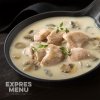 Hähnchen mit Champignons  1 PORTION