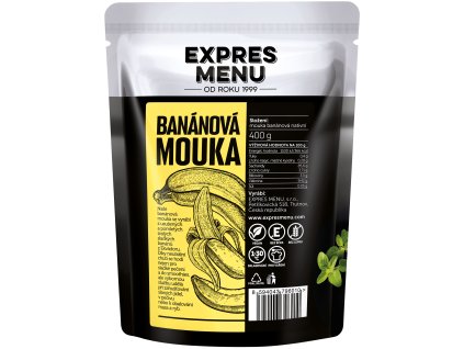 Opakowanie mąki bananowej  400 g