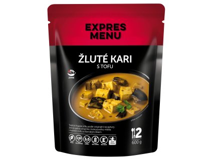Žlté karí s tofu  2 porcie