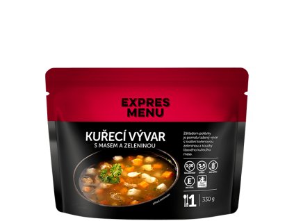 Kurací vývar so zeleninou  1 porcia