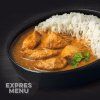 KM Butter chicken, basmati ryža  1 porcia