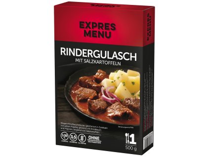 Beef goulash with boiled potatoes