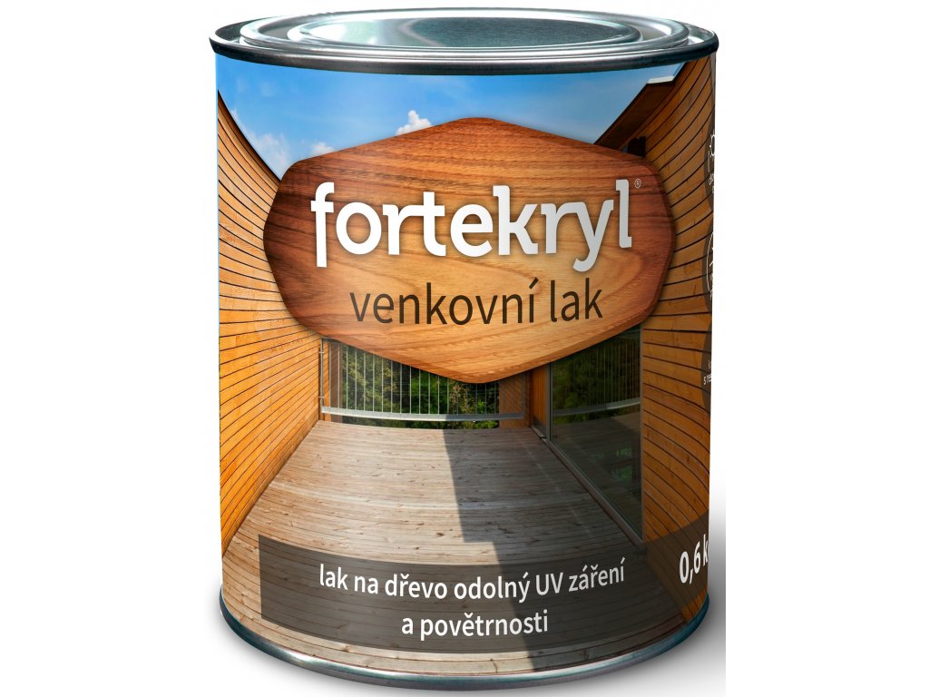 fortekryl venkovni lak 0,6 kg
