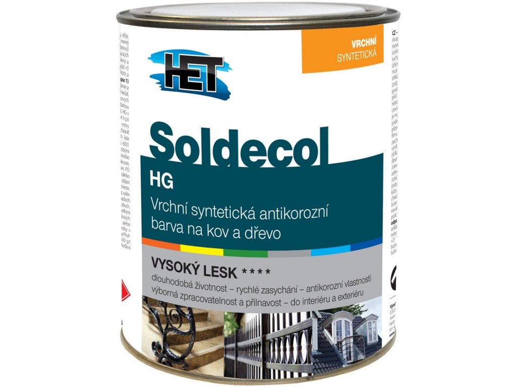 SOLDECOL HG 2,5 l (Barva 1550 šedý antracit)