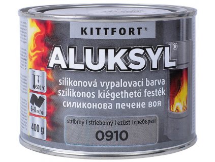 ALUKSYL vypalovací silikonová žáruvzdorná barva (stříbrná) 400g (Barva stříbrná)