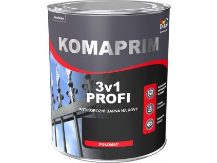 KOMAPRIM 3v1 PROFI 0,75 l (Barva červeň rumělková RAL 3002)