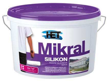 21530 mikral silikon silikonova hladka fasadni barva 7kg