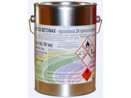 21536 ep 02 betonax dvouslozkova epoxidova barva na beton seda ral 7001 11 kg