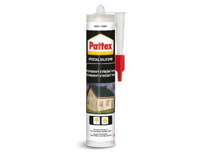 PATTEX bitumenový střešní tmel 280ml (Barva černá)