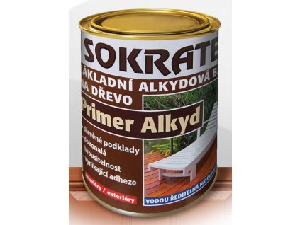 SOKRATES PRIMER ALKYD základní alkydová barva na dřevo 5kg (Barva Bílá)