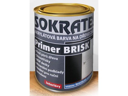SOKRATES PRIMER BRISK základní akrylátová barva na dřevo 0,8kg (Barva Bílá)
