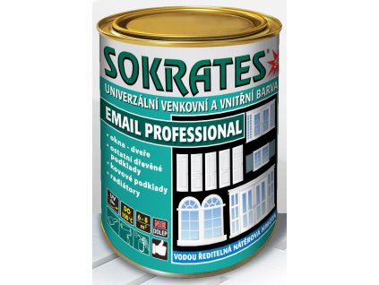 SOKRATES EMAIL PROFESSIONAL univerzální vrchní barva (červenohnědá lesklá) 10kg (Barva červenohnědá lesklá)